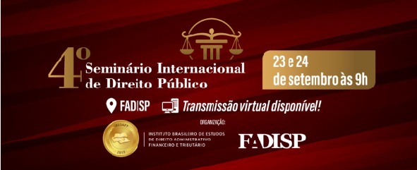 4º Seminário Internacional de Direito Público 23 e 24 de setembro de 2024