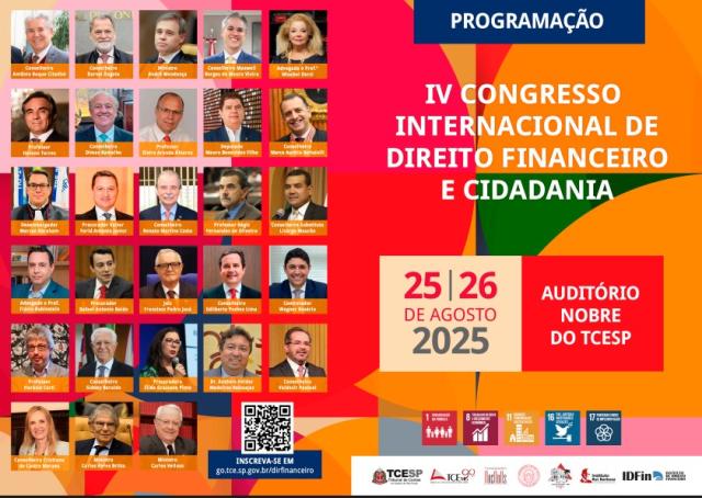 IV congresso internacional de Direito Financeiro e Cidadania