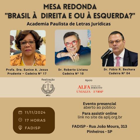 MESA REDONDA "Brasil à direita ou à esquerda?